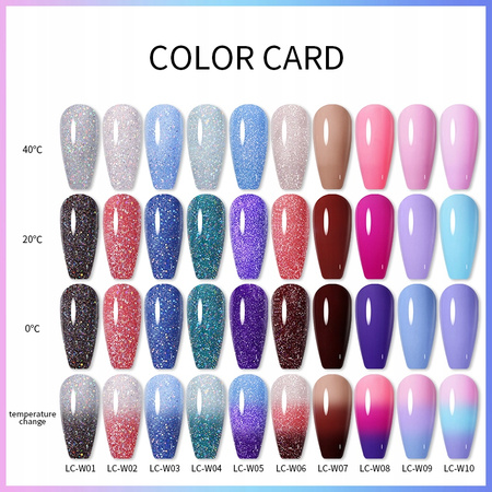 LILYCUTE - Lakier Hybrydowy Termiczny 7ml - LC-W04